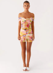 Frances Mini Dress - Sunburst Floral