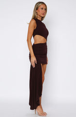 Smiling At You Mini Dress Plum